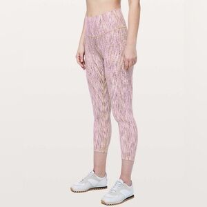 Lululemon Wunder Under High-Rise 7/8 Tight -Full-On Luon 25" -Size 6